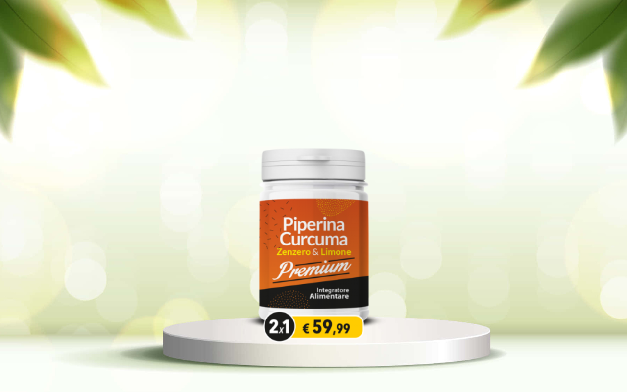 Scopri piperina e curcuma premium: detox naturale e benessere intestinale