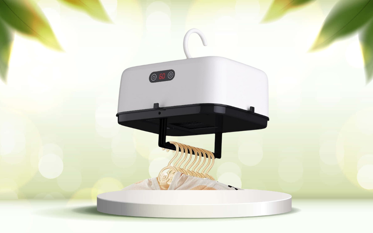 Scopri come asciugare i panni in poco spazio con l’asciugatrice portatile compatta